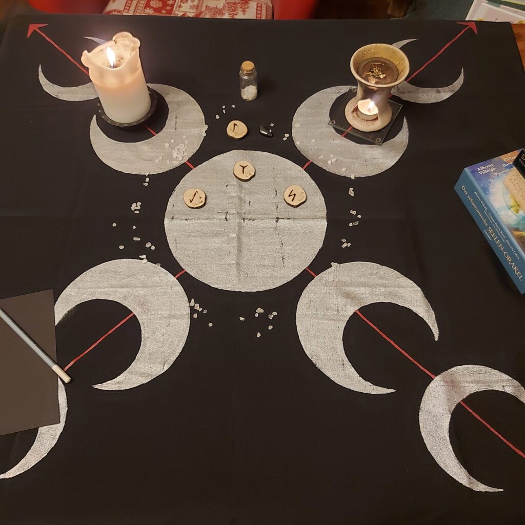 ritualtuch nina doulgeris für Kreativzauber